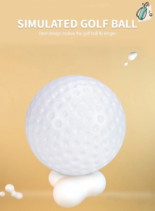 Kids Golf Clubs Set, Toddler Golf Toy, Early Educational Outdoors Exercise Toy for Kid with 1 Golf Cart, 3 Golf Clubs, 2 Practice Holes, 2 Golf Tees, 2 Golf Flag, 4 Balls