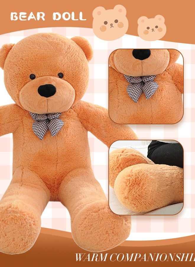 GROIC Teddy Bear Plush Stuffed Animals Soft Adorable for Children Girlfriend 31.5 Inch Brown