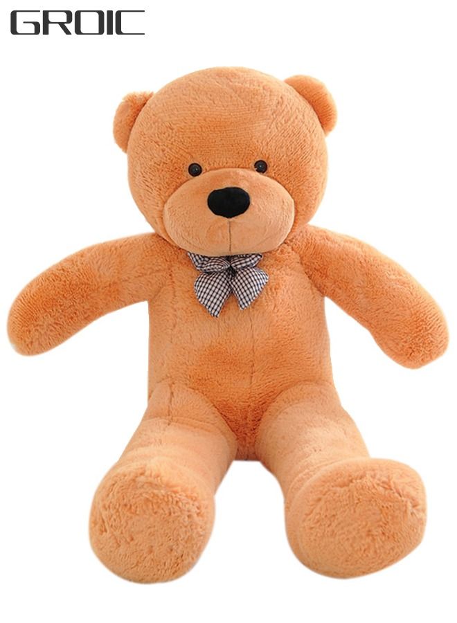 GROIC Teddy Bear Plush Stuffed Animals Soft Adorable for Children Girlfriend 31.5 Inch Brown