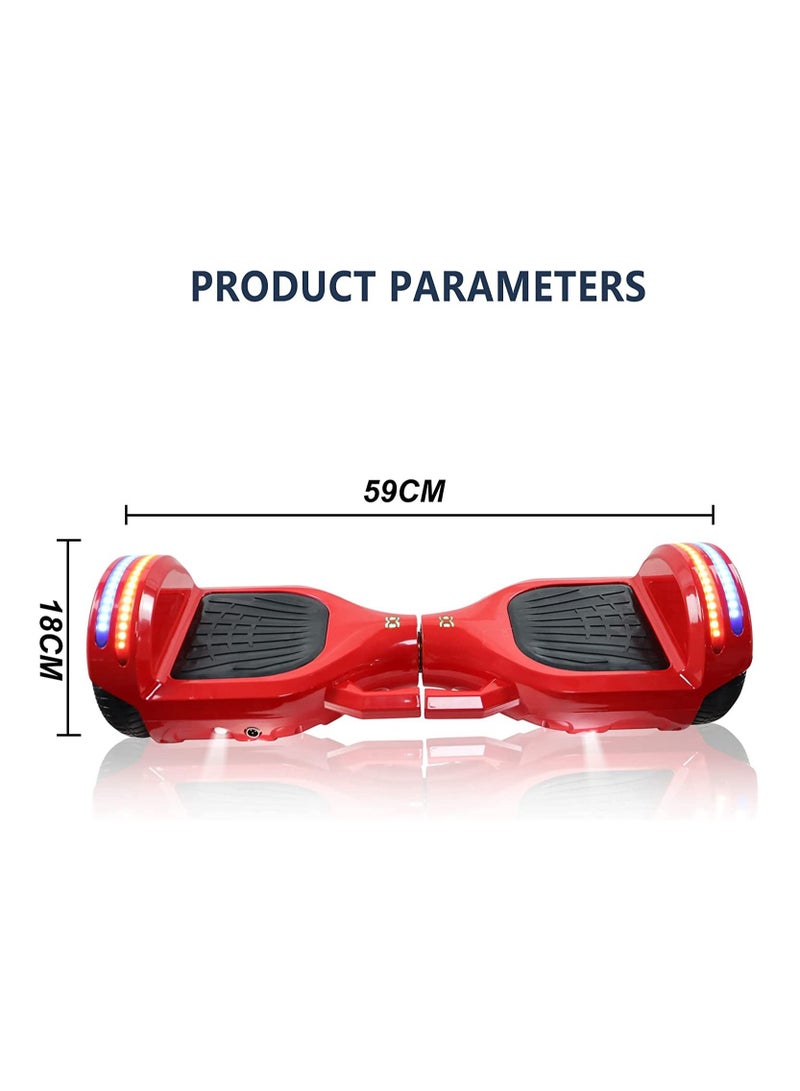 6.5inch Smart Electric Scooter 2 Wheels Self Balancing Scooter Lithium Battery Hoverboard Balance Scooter with Led Lights best gift for children