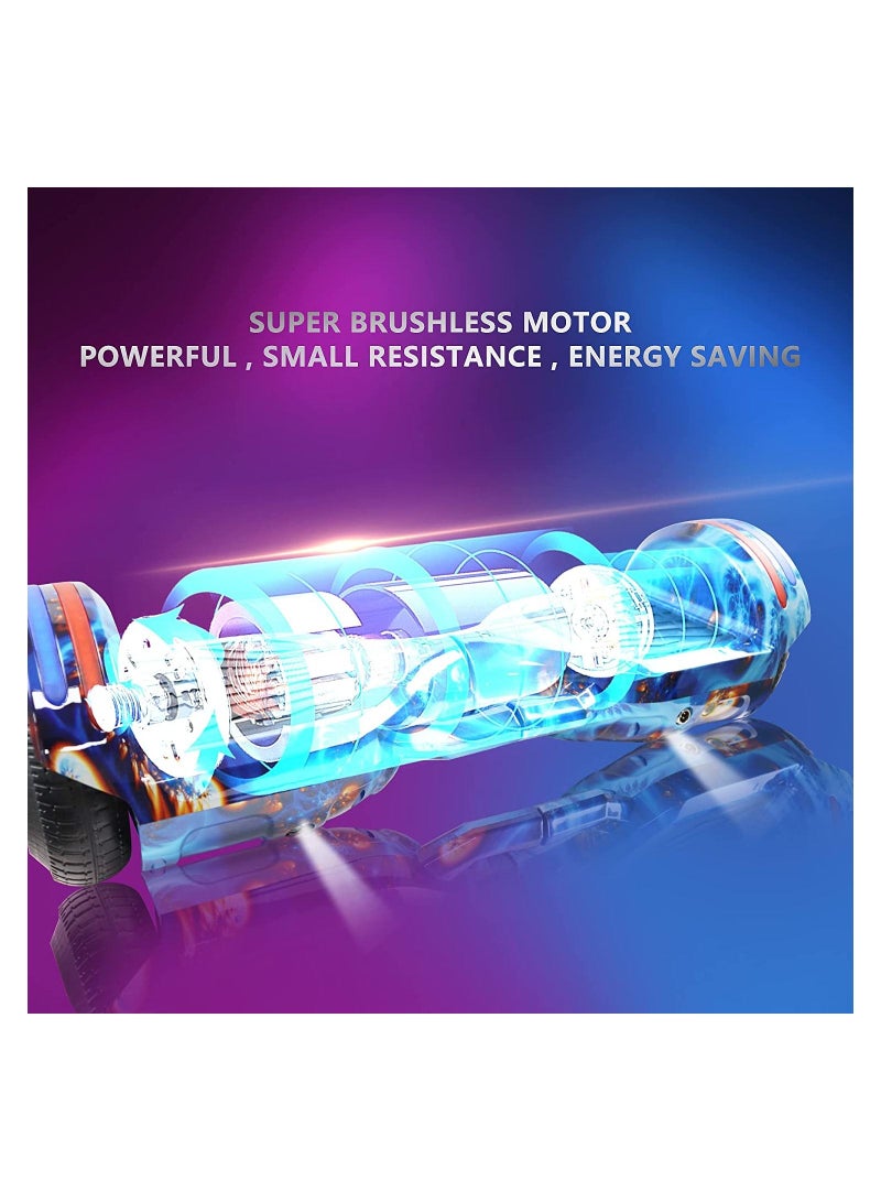 6.5inch Smart Electric Scooter 2 Wheels Self Balancing Scooter Lithium Battery Hoverboard Balance Scooter with Led Lights best gift for children