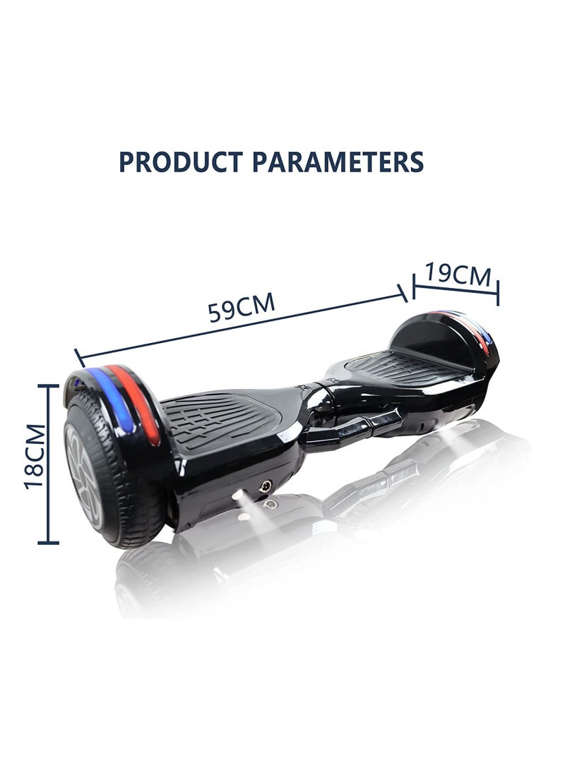 6.5inch Smart Electric Scooter 2 Wheels Self Balancing Scooter Lithium Battery Hoverboard Balance Scooter with Led Lights Best Gift for Children