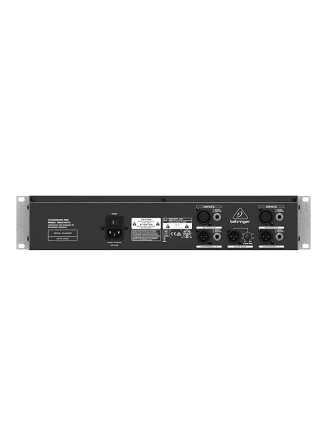 31-band Stereo Graphic EQ Amplifiers/Pre-Amplifiers FBQ3102HD Black