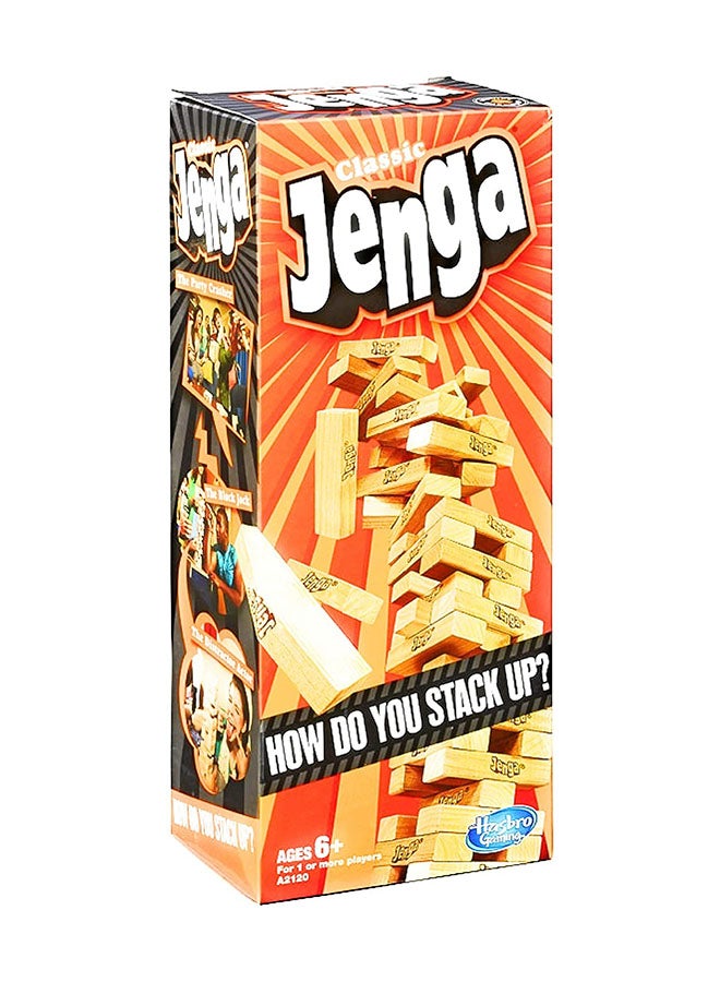 54-Piece Classic Jenga Game Set A2120 6+ Years