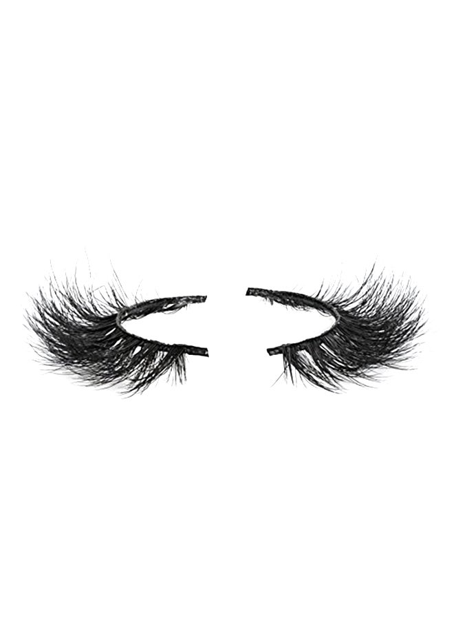 3D Mink Fur Fake Eyelashes Black