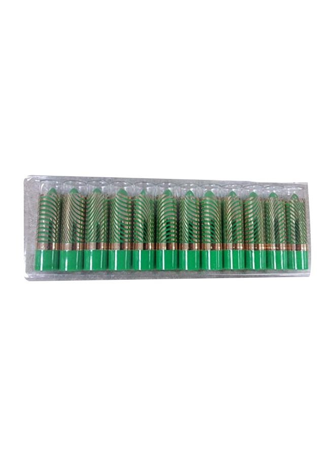 Pack Of 12 Aloe Vera Mood Lipstick Green