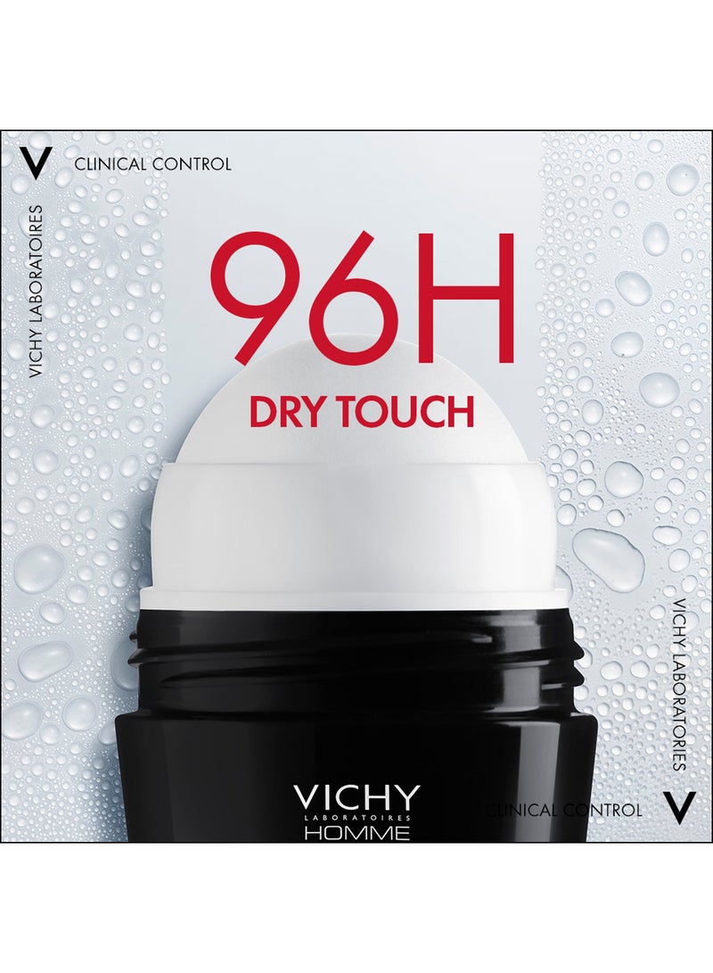 96 Hour Clinical Control Deodorant For Men Clear 50ml