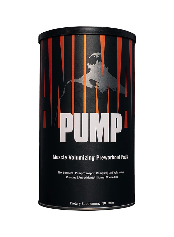 Animal Pump Pre-Workout Dietary Supplement - 30 Packs