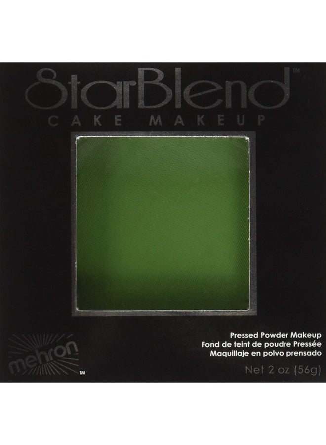 StarBlend Cake Makeup Face Powder Green