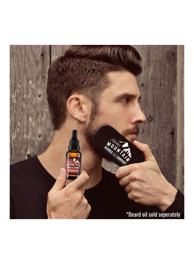 Boar Hair Beard Brush Black