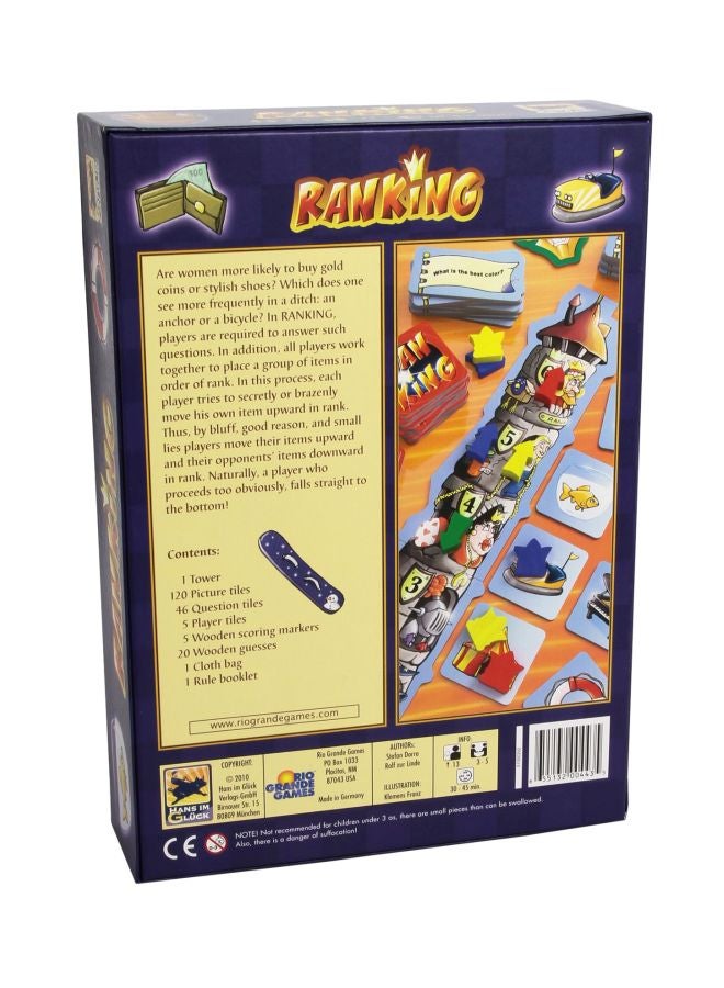 Ranking: All Is Determined By Your Rank! Board Game 443
