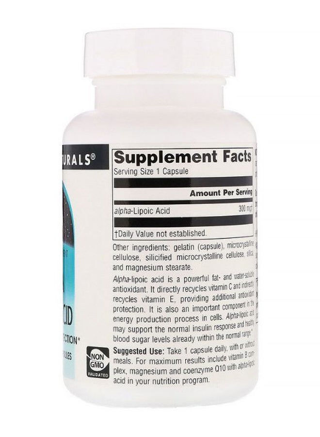 Alpha Lipoic Acid Antioxidant Protection - 60 Capsules