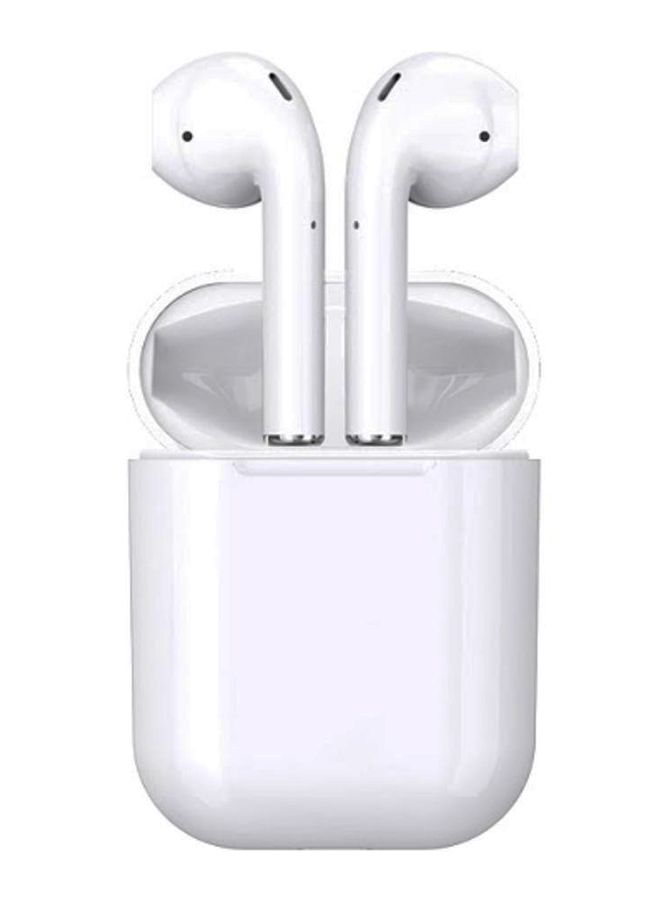 Wireless Bluetooth In-Ear Earphones With Charging Case White