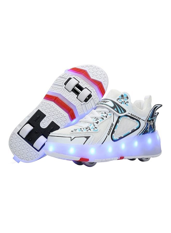Rechargeable Roller Skate Shoes With LED Light And Accessories