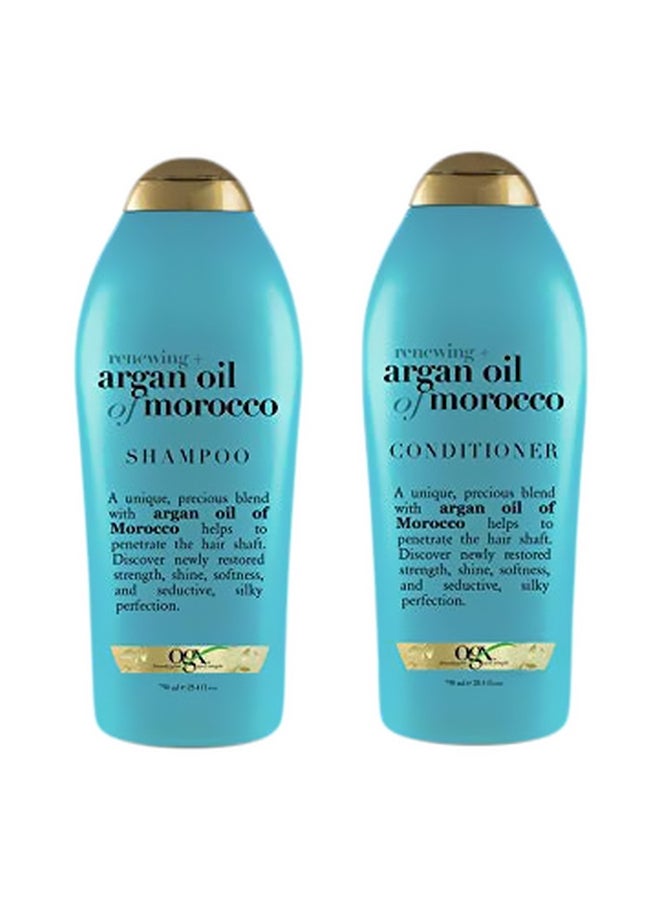 Argan Oil Of Moroccan Shampoo And Conditioner Set 750ml