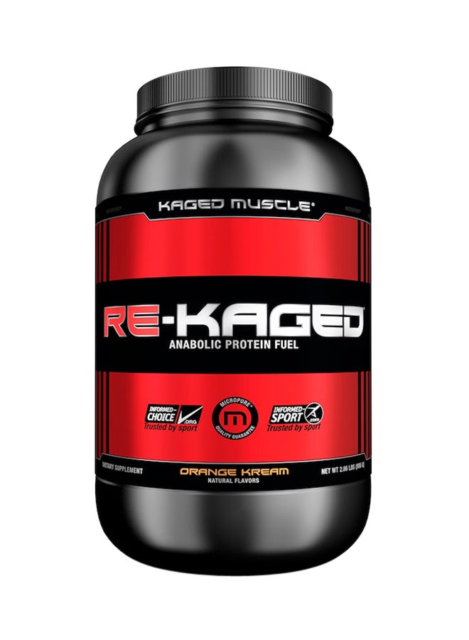 Re-Kaged Anabolic Protein Fuel Whey Protein Powder - Orange Kream