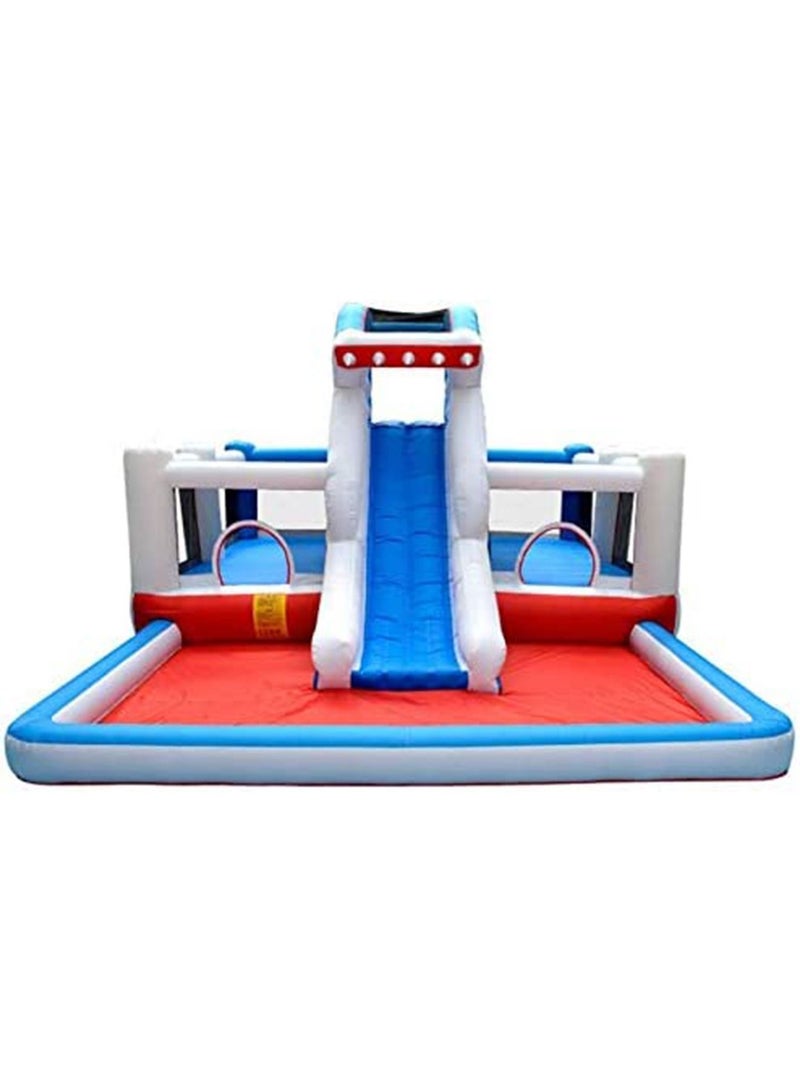 Shark Design Inflatable Water Slide Kids Bouncy Castle