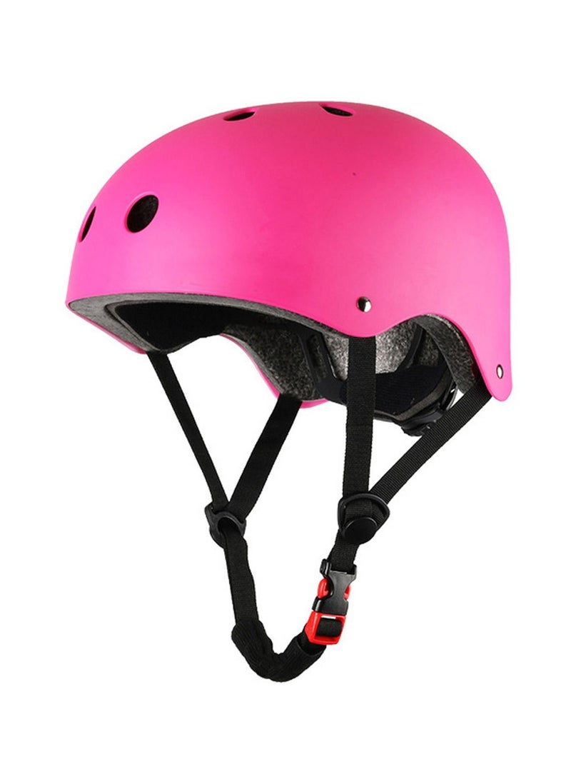 Kids Helmet Adjustable Kids for Scooter Cycling Skateboard and Roller Skating (Pink)