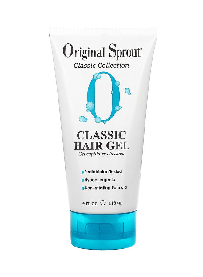 Classic Hair Gel  With Non- Irritating Formula - 4oz/118ml