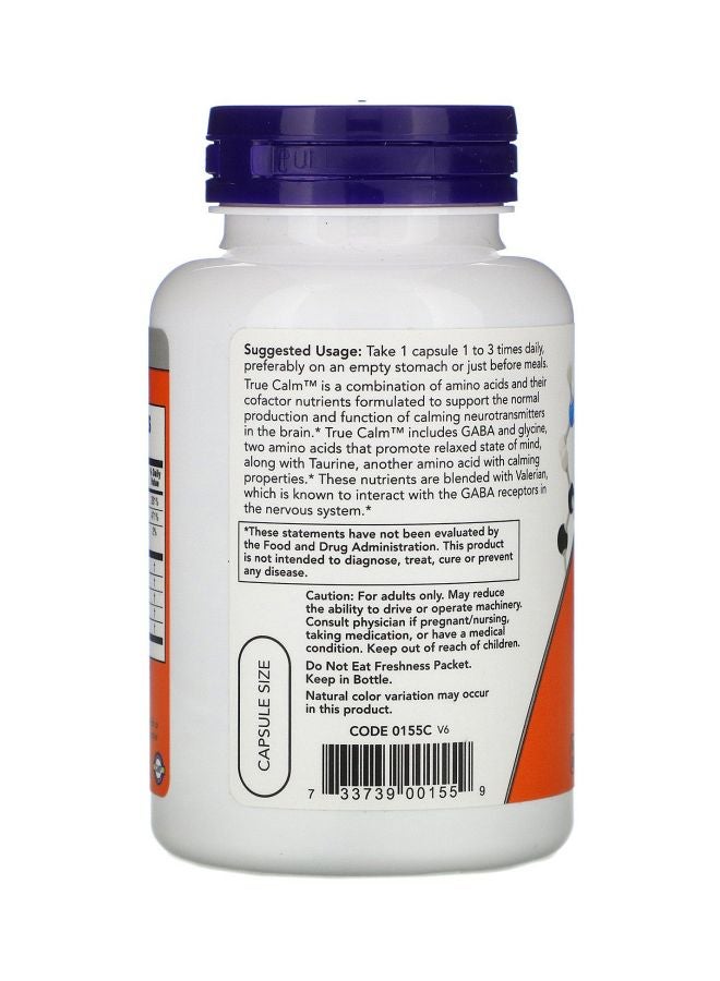 True Calm Neurotransmitter Support - 90 Capsules