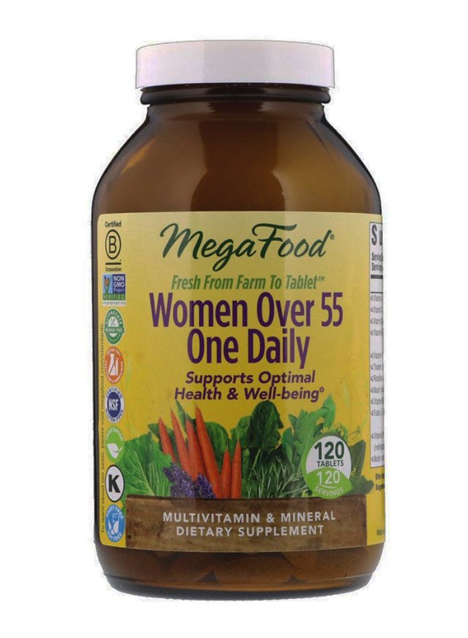 Women Over 55 One Daily Multivitamins - 120 Tablets