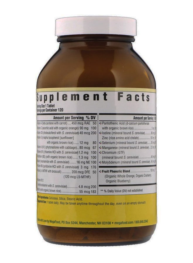 Women Over 55 One Daily Multivitamins - 120 Tablets