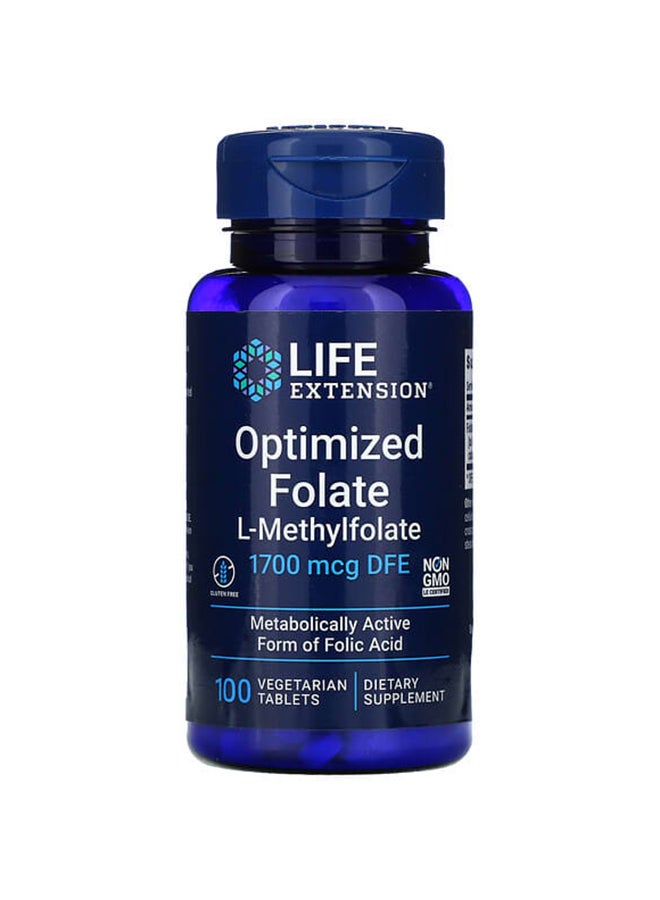 Optimized Folate 1000mcg Dietary Supplement