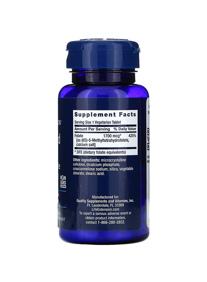 Optimized Folate 1000mcg Dietary Supplement