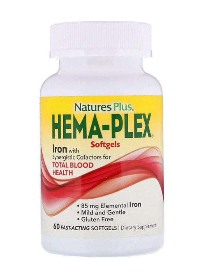 Hema-Plex Dietary Supplement- 60 Softgels