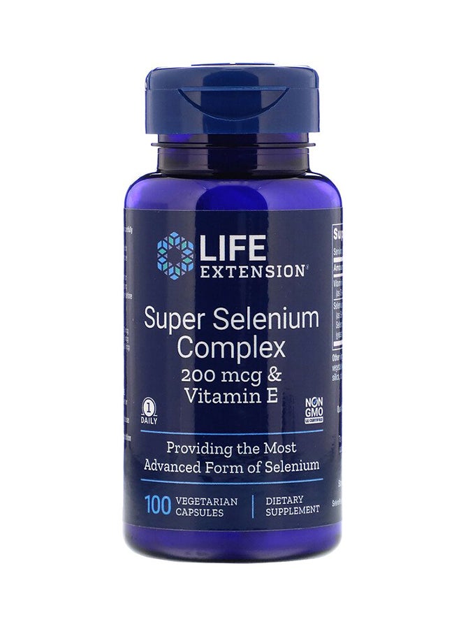 Super Selenium Complex Supplement (200 mcg) - 100 Capsules
