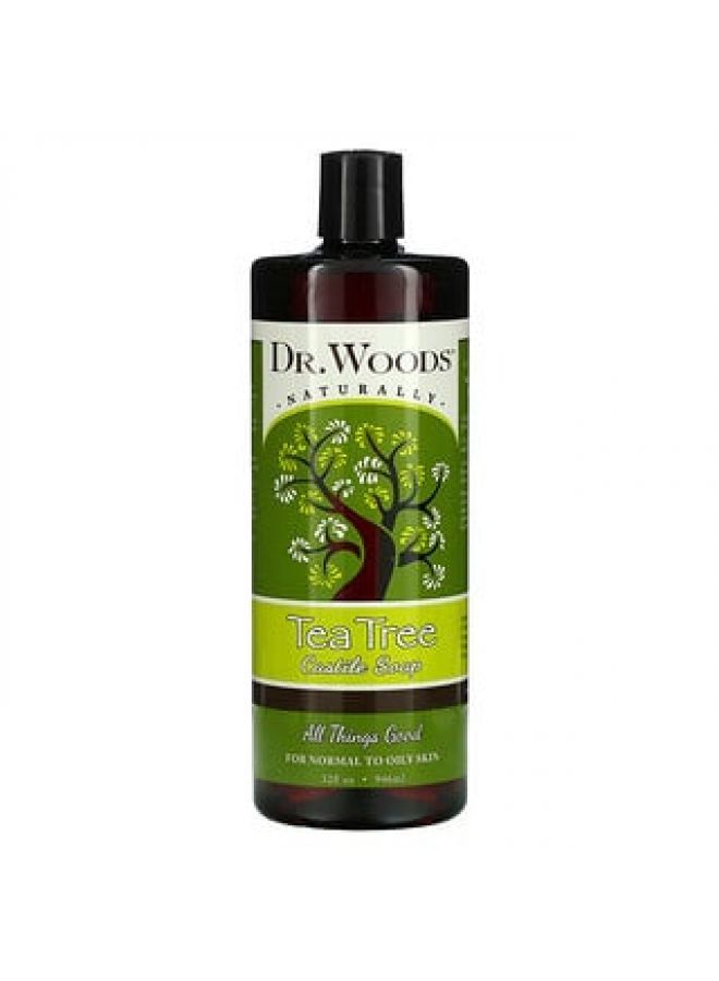 Dr. Woods Tea Tree Castile Soap 32 fl oz 946 ml