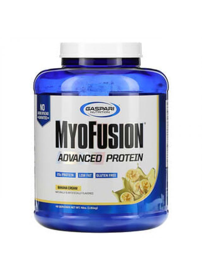 Gaspari Nutrition MyoFusion Advanced Protein Banana Cream 4 lbs (1.81 g)