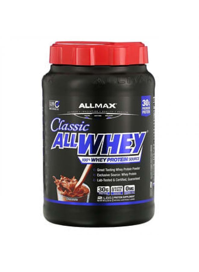 ALLMAX Nutrition AllWhey Classic 100% Whey Protein Chocolate 2 lbs (907 g)