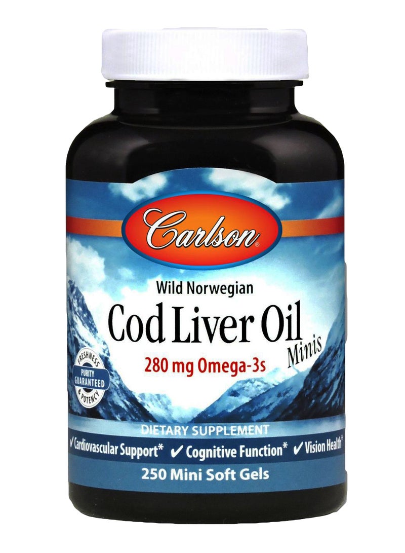 Cod Liver Oil Minis - 250 Softgel