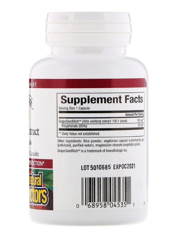 Grape Seed Extract Polyphenols Supplement - 60 Capsules