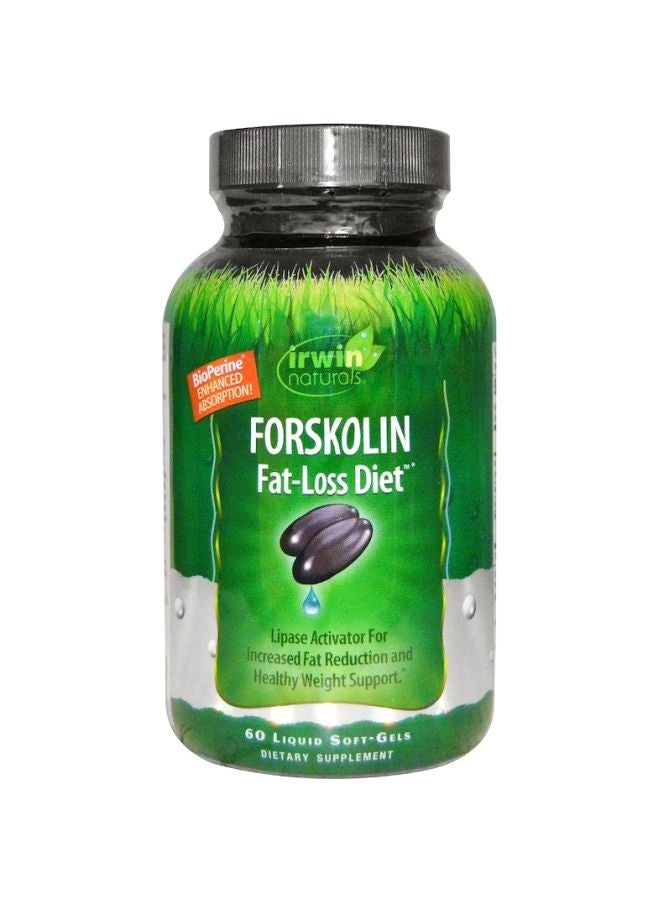 Forskolin Fat-Loss Diet Supplement - 60 Liquid Soft-Gels