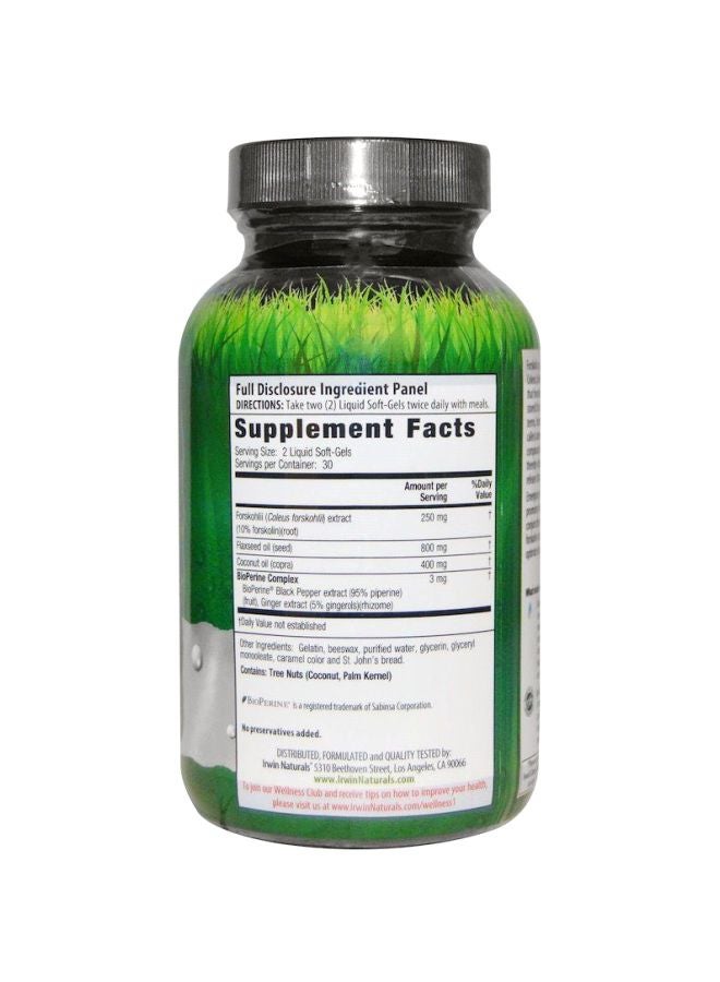 Forskolin Fat-Loss Diet Supplement - 60 Liquid Soft-Gels