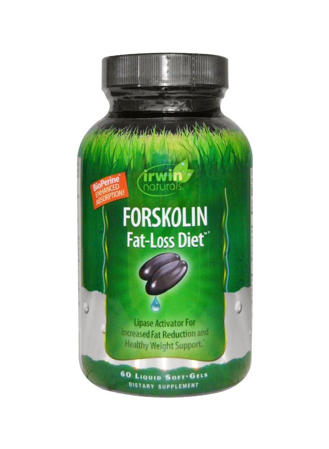 Forskolin Fat-Loss Dietary Supplement - 60 Liquid Soft-Gels