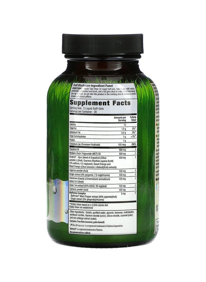 Forskolin Fat-Loss Dietary Supplement - 60 Liquid Soft-Gels