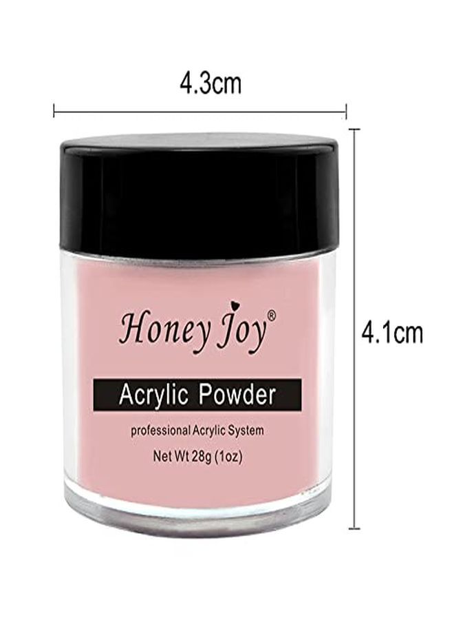 28G/Box Acrylic Powder Professional White Clear Red Nude Acrylic Nail French Manicure Powder For Nail Extension Acrylic Nail System,Hj-Nap017 (No.7)