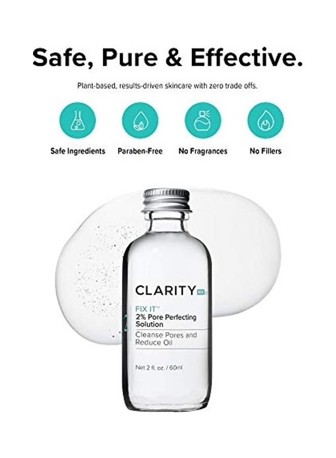 Fix It 2% Pore Perfecting Minimizing Solution Clear