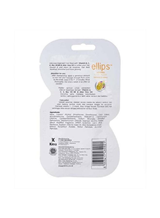 Hair Mask Smooth & Shiny 20 Gram (Pack Of 4)