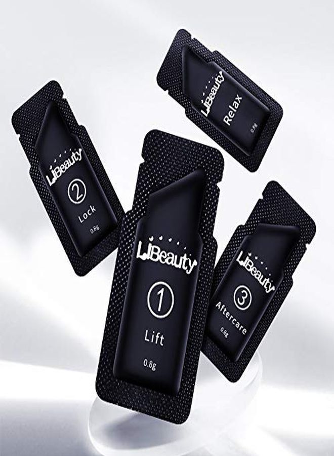 Brow Lamination Kit, Professional Brow Lift Lasting 8 Weeks Sachet Disposable Upgraded Version Semipermanent Curling Perming Wave Lotion & Liquid Set Home Perm Kit