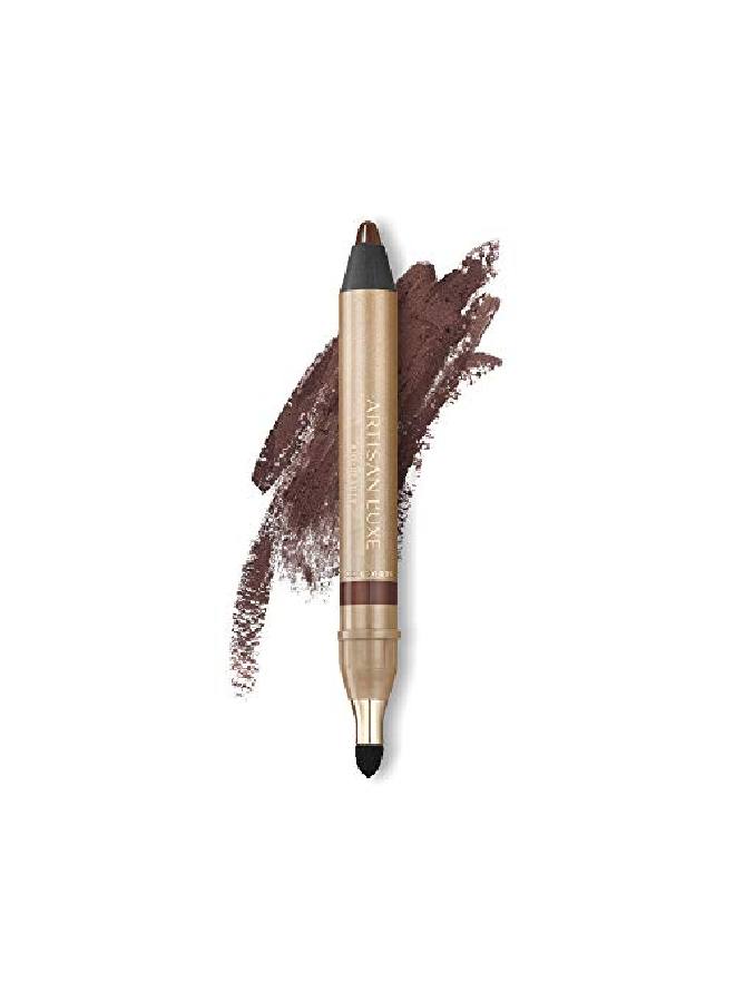 Beauty Velvet Jumbo Eyeliner Pencil Smokey Eyes In 3 Minutes Waterproof Smudgeproof Longlasting Agedefying Essential Oils Seduction (Shade: Chocolate Brown) (Dark Chocolate Brown)