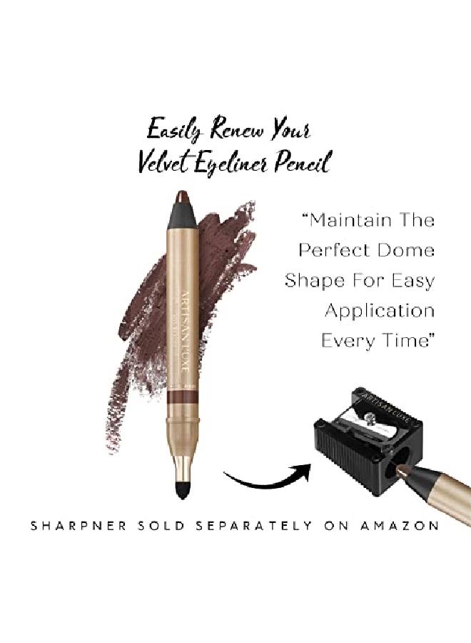 Beauty Velvet Jumbo Eyeliner Pencil Smokey Eyes In 3 Minutes Waterproof Smudgeproof Longlasting Agedefying Essential Oils Seduction (Shade: Chocolate Brown) (Dark Chocolate Brown)