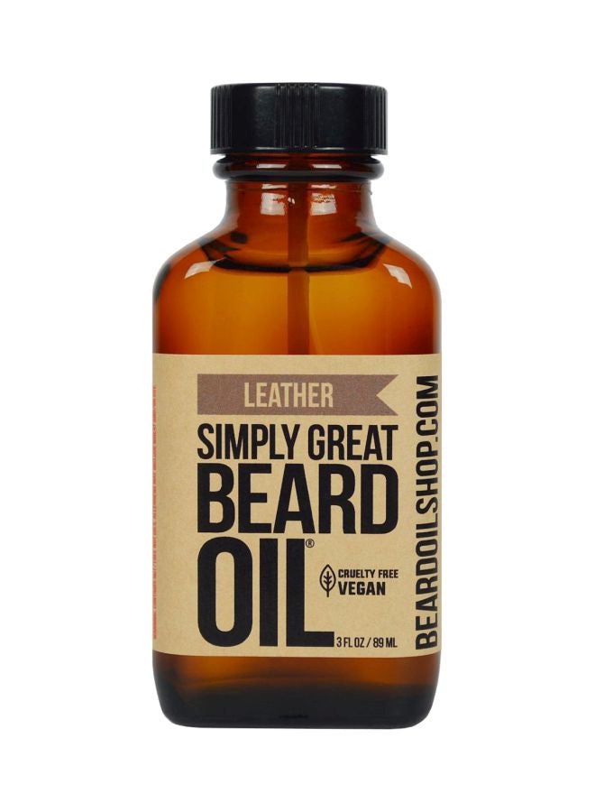 Leather Scented Beard Oil