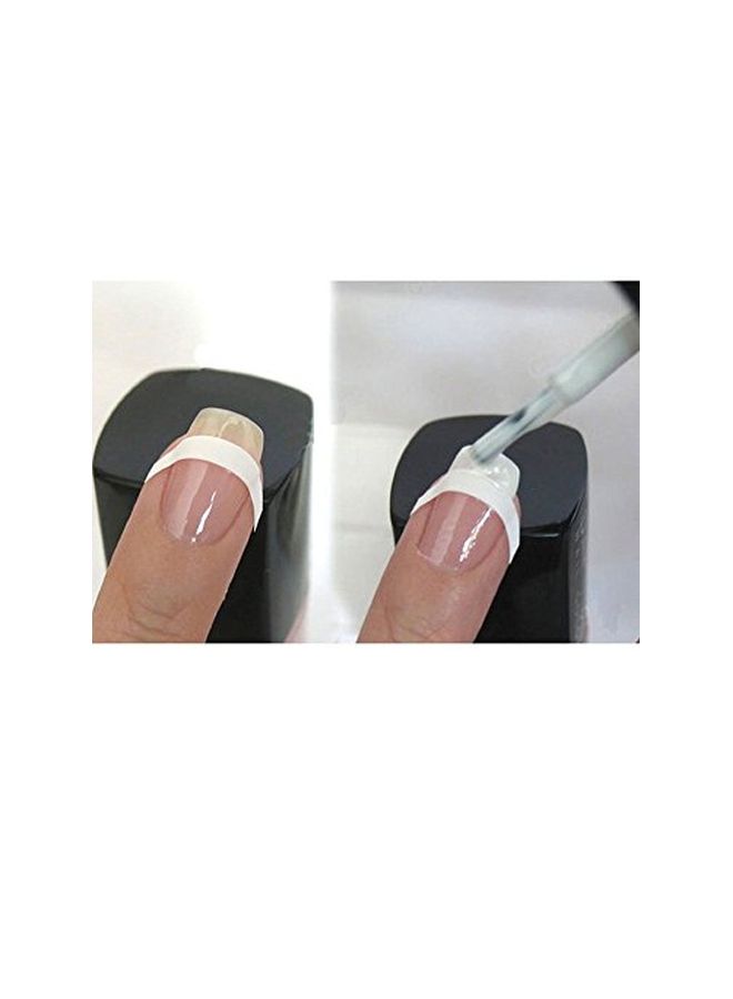 10-Sheet French Nail Art Tip Sticker White