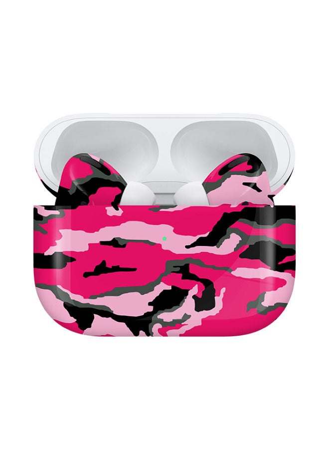 Caviar Customized Apple Airpods Pro (2nd Generation) Glossy Camouflage Pink
