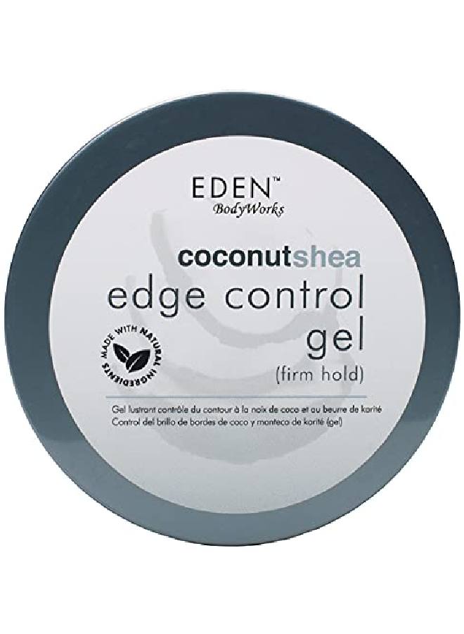Coconut Shea Control Edge Glaze ; 6 Oz ; Firm Hold No Build Up Moisturize Add Shine Packaging May Vary