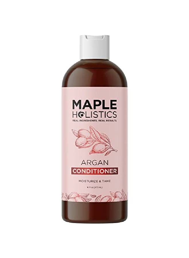 Argan Oil Conditioner For Dry Hair Nourishing Hair Conditioner For Damaged Dry Hair Infused With Argan Oil Of Morocco Sulfate Free Conditioner For Enhanced Hair Shine Volume And Frizz Control